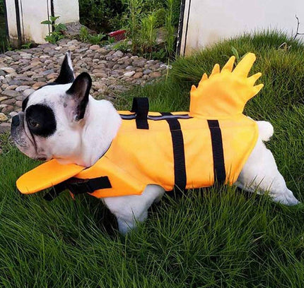 Dog Life Vest Summer Shark Pet Life Jacket Dog Clothes Dogs Swimwear Pets Swimming Suit New-3