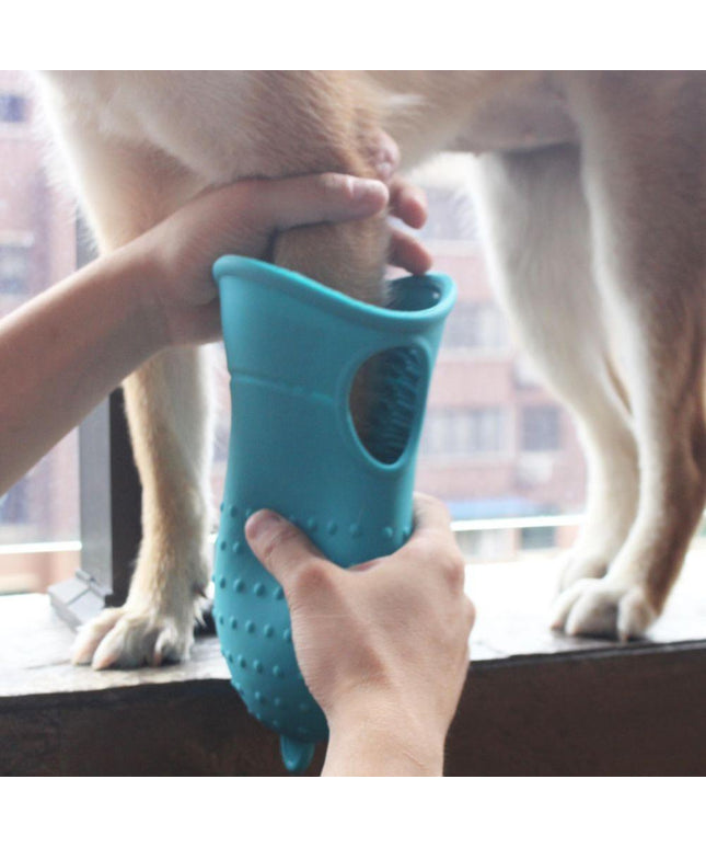 Dog Paw Cleaner Cup Soft Silicone Combs Portable Outdoor Pet Foot Washer Cup Paw Clean Brush Quickly Wash Foot Cleaning Bucket-0
