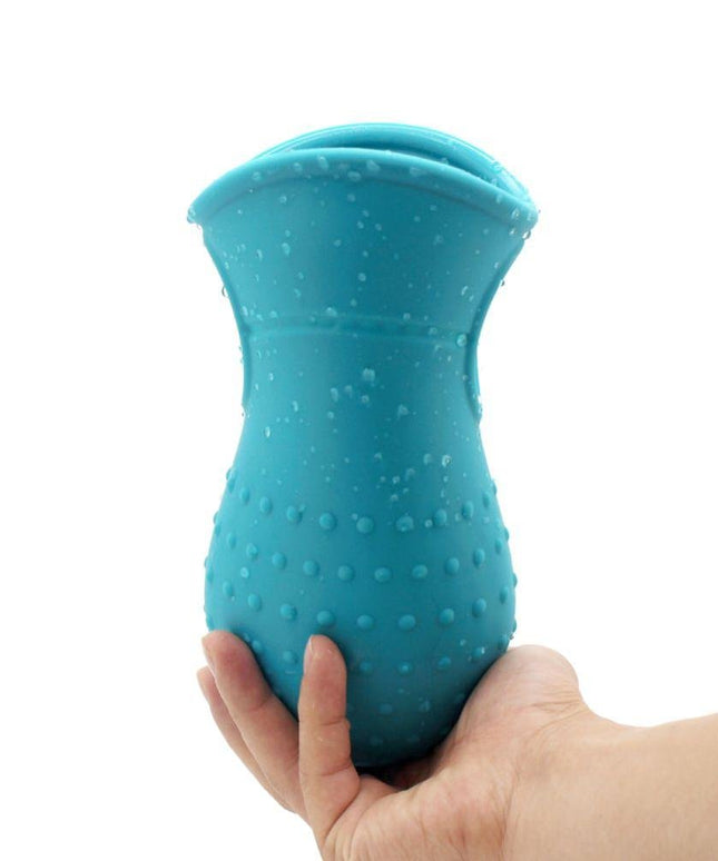 Dog Paw Cleaner Cup Soft Silicone Combs Portable Outdoor Pet Foot Washer Cup Paw Clean Brush Quickly Wash Foot Cleaning Bucket-1