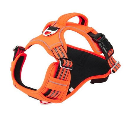 Dog Soft Adjustable Harness Pet Large Dog Walk Out Harness Vest Collar Hand Strap for Small Medium Large Dogs-1