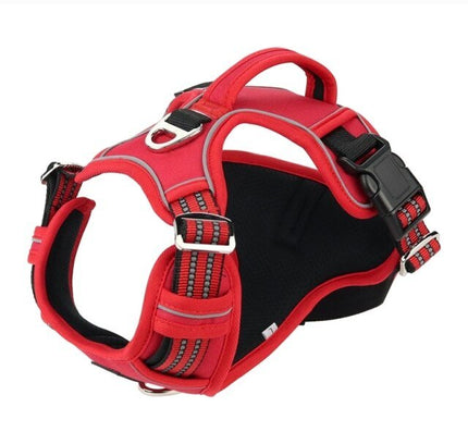 Dog Soft Adjustable Harness Pet Large Dog Walk Out Harness Vest Collar Hand Strap for Small Medium Large Dogs-3