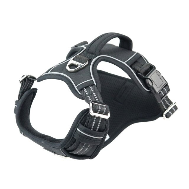 Dog Soft Adjustable Harness Pet Large Dog Walk Out Harness Vest Collar Hand Strap for Small Medium Large Dogs-5