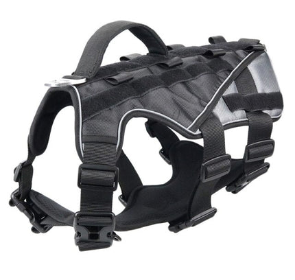 Durable Dog Harness Tactical Military Dog Vest No Pull Pet Training Harnesses Vest for Medium Large Dogs M L XL-1