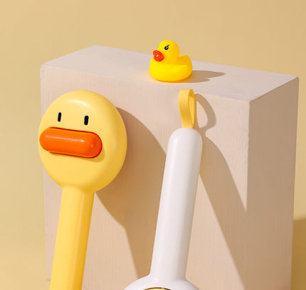The "Yellow Duck" Grooming Brush (Soft Detangle & Hair Removal)