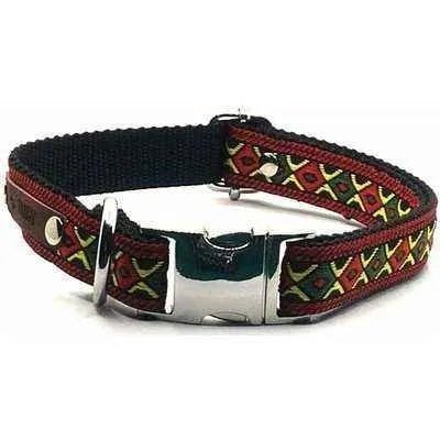 Enchanted Elegance Designer Handmade Cotton Dog Collar-1