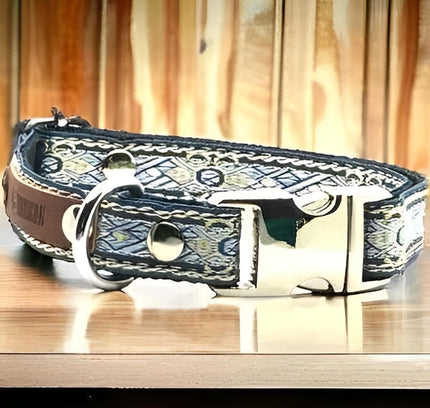 Engraved Cotton Dog Collar for Small Breeds-0