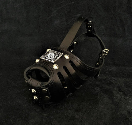 'Eros'' Basket Muzzle All Black-0