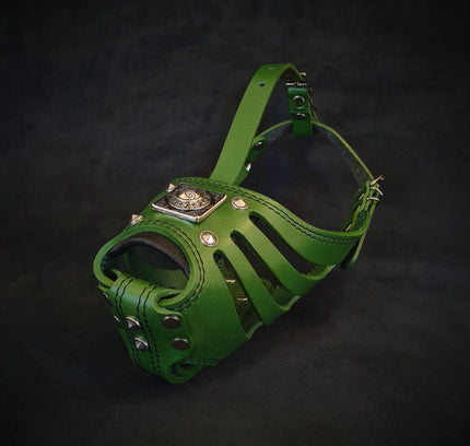 'Eros'' Basket Muzzle GREEN-0
