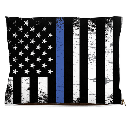 Thin Blue Line Dog Bed-3