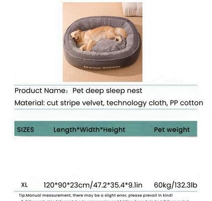 Dog Bed Cushion with Soft, Warm & Durable-3