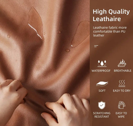 Leather Large Dog Sofa Lounge with Cushion-4