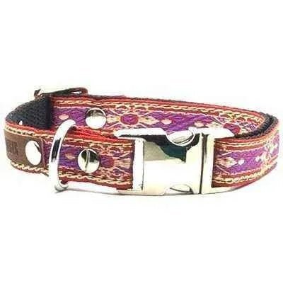 Opulent Paws Personalised Cotton Couture Dog Collar-1