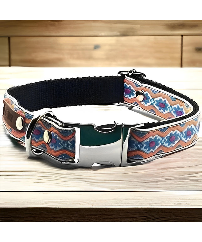 Pampered Pooch Bespoke Cotton Dog Collar-0