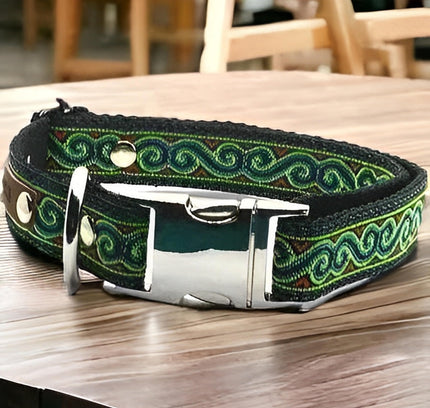 Personalised Cotton Dog Collar for Medium Breeds-0