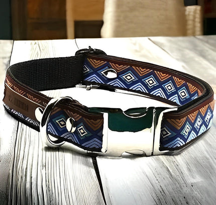 Personalised Cotton Dog Collar for Stylish Medium dogs 🐾-0