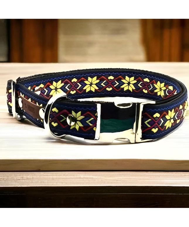 Personalised Cotton Pawfect Large Dog Collar-0