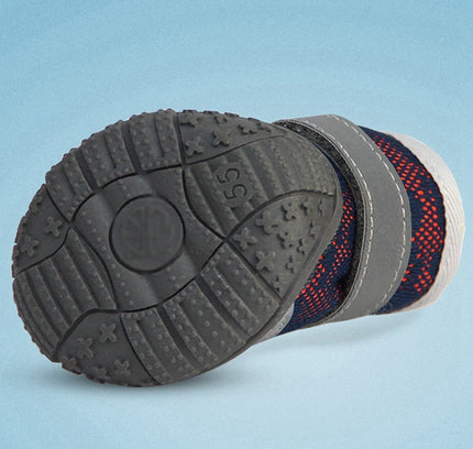 4pcs Waterproof Winter Pet Dog Shoes Anti-slip Rain Snow Boots Footwear Thick Warm For Small Cats Dogs Puppy Dog Socks Booties-2