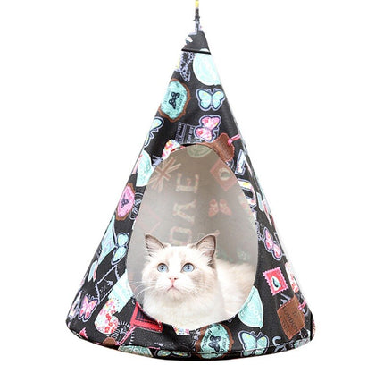 Hammock for Hamster Rat Bag Sable Guinea Pig Super Soft Hanging Cage Plush Nest Small Pet Warm 44x56cm-0