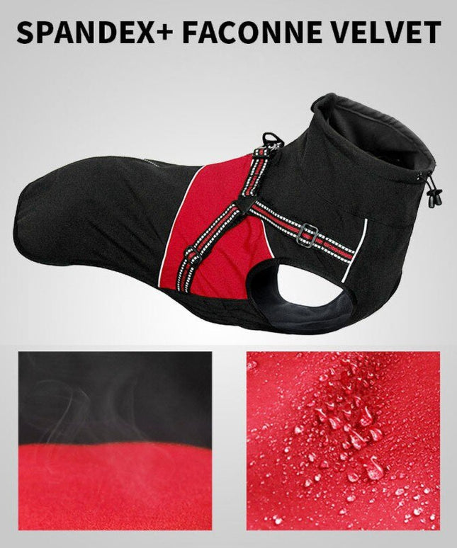 Winter Warm Dog Clothes Waterproof Pet Vest Jacket Coat For Small Medium Large Dogs Pug Chihuahua Ropa Para Perros-2