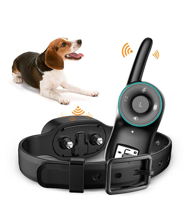 Pet Waterproof Training Collars Stop Barking Dog Rechargeable Ultrasonic Collars Pet Dog Anti Bark Collar Control Train-0