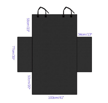 Pet Carriers Dog Car Seat Cover Trunk Mat Cover Protector Carrying For Cats Dogs Waterproof Seat Cushion-5