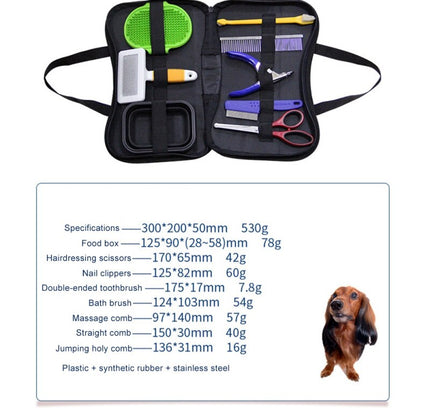 Pet Stainless Steel Hair Scissors Hairdressing Cutting Supplies Shears Dog Comb Haircut Machine Cat Dog Grooming Tool-2