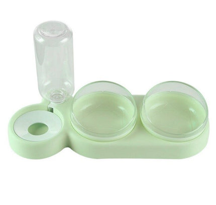 Pet Dog Cat Automatic Feeder Bowl for Dogs Drinking Water Bottle Kitten Bowls Slow Food Feeding Container Supplies-5