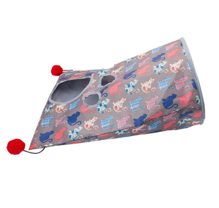 Fun Pet Cat Toys Tunnel Play Tubes Collapsible Crinkle Kitten Interactive Toys Puppy Ferrets Rabbit Play Dog Tunnel-2
