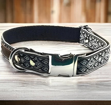 Regal Paws Cotton Dog Collar: Personalised Pup Elegance-0