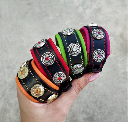 The "Bijou" handmade puppy collar-1