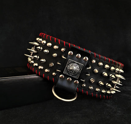 the "DAVID" hand stitched 3.15 inch wide show collar-0