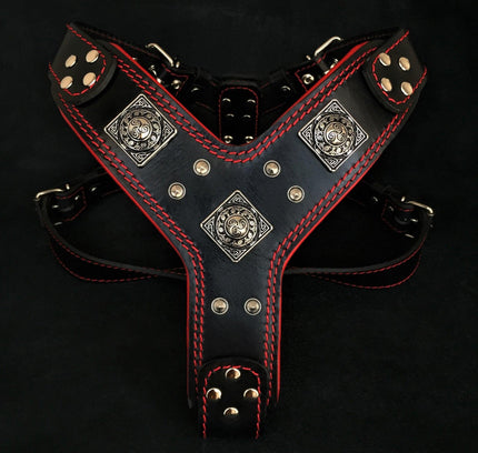 The "Eros" harness black & red-0