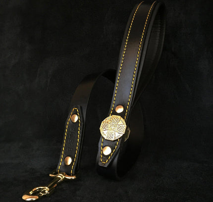 The "Maximus" harness black & gold-4