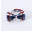 Denim Blue Plaid Bow / S17 To 32cm