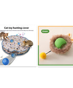 Plush Cat Ball Green Set