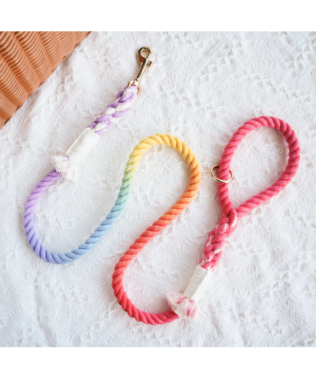 ROPE LEASH - DREAM RAINBOW-0