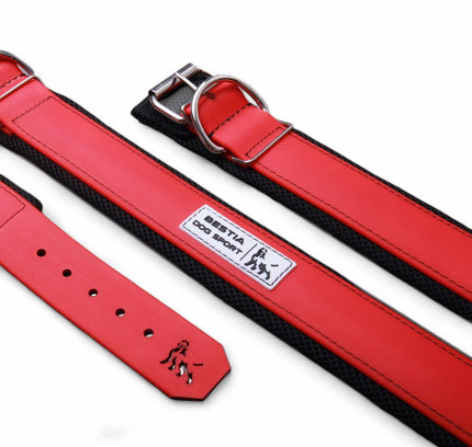 BESTIA DOG SPORT COLLAR RED-0
