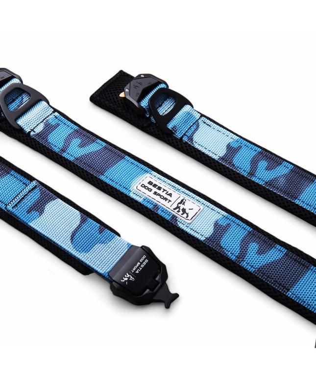 BESTIA DOG SPORT FAST RELEASE COLLAR BLUE-0