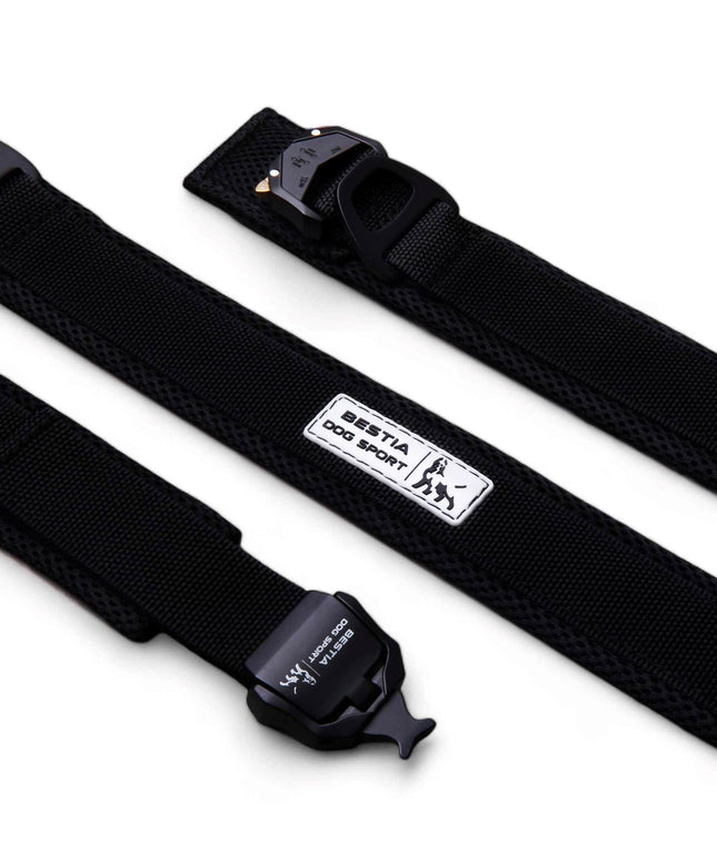 BESTIA DOG SPORT FAST RELEASE COLLAR BLACK