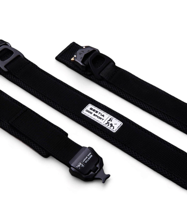 BESTIA DOG SPORT FAST RELEASE COLLAR BLACK-0