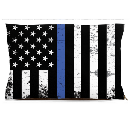 Thin Blue Line Dog Bed-1