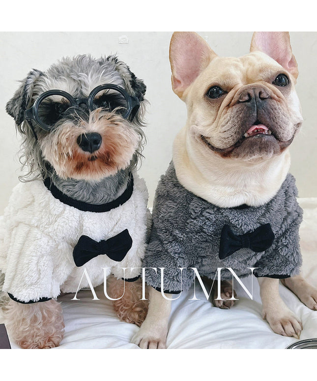 The "Bow Tie" Sweater for Bulldogs & Corgis (Comfy Fit)