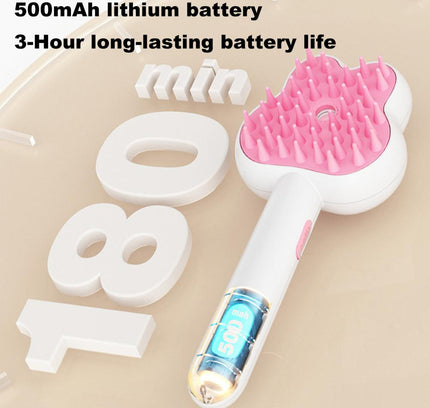 The "Expert Detangle" 3-in-1 Steam Brush (Self-Cleaning & Rechargeable)