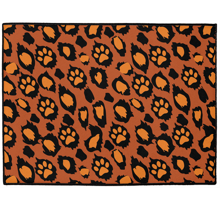 Leopawd Print Dog Mat-0