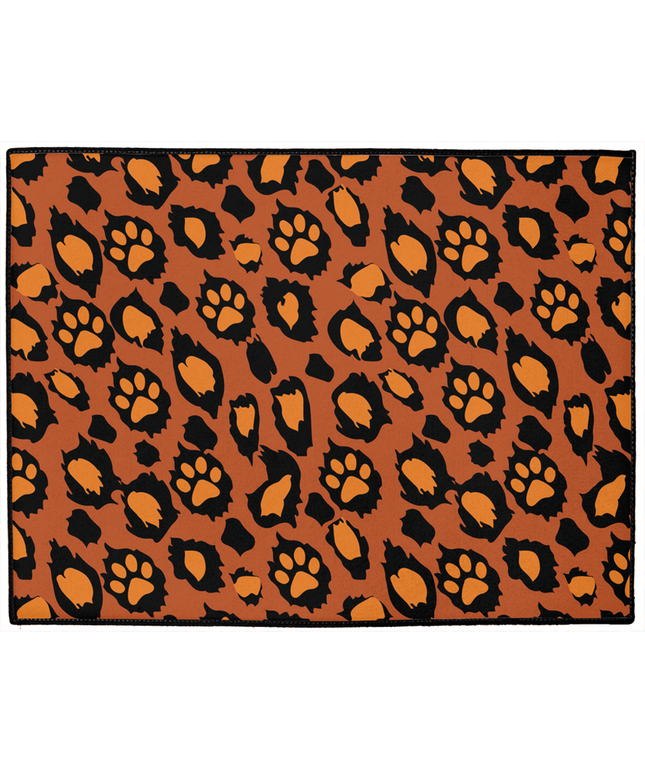 Leopawd Print Dog Mat-0