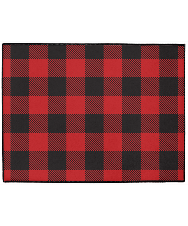 Buffalo Plaid Dog Mat-0