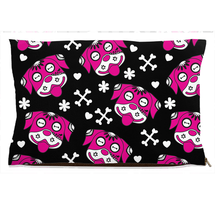 Day of the Dog Pink Dog Bed-1
