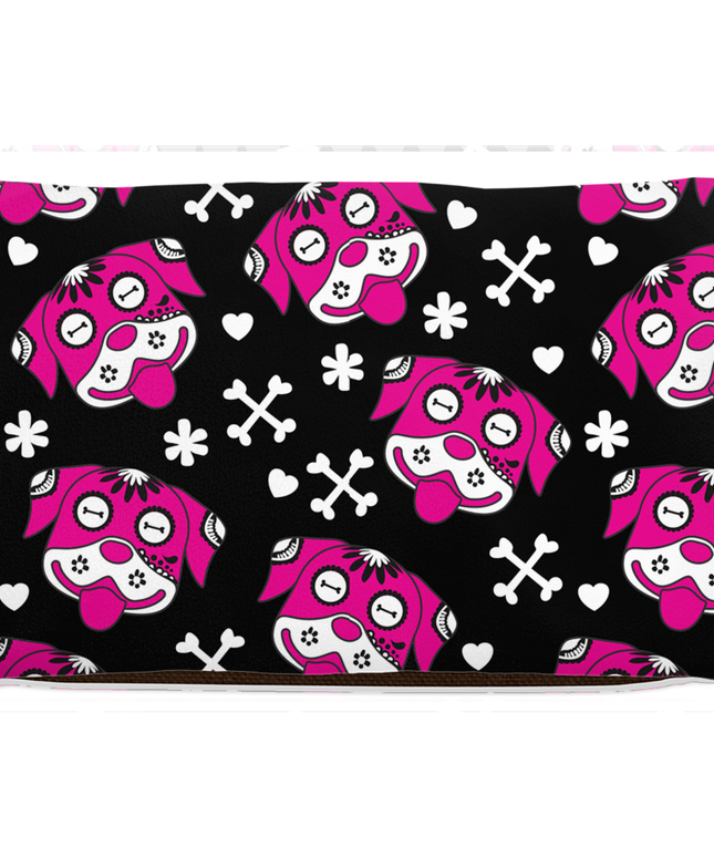 Day of the Dog Pink Dog Bed-1