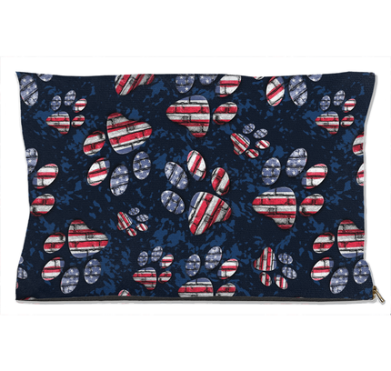 Patriotic Pup Dog Bed-0