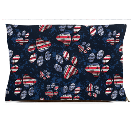 Patriotic Pup Dog Bed-1